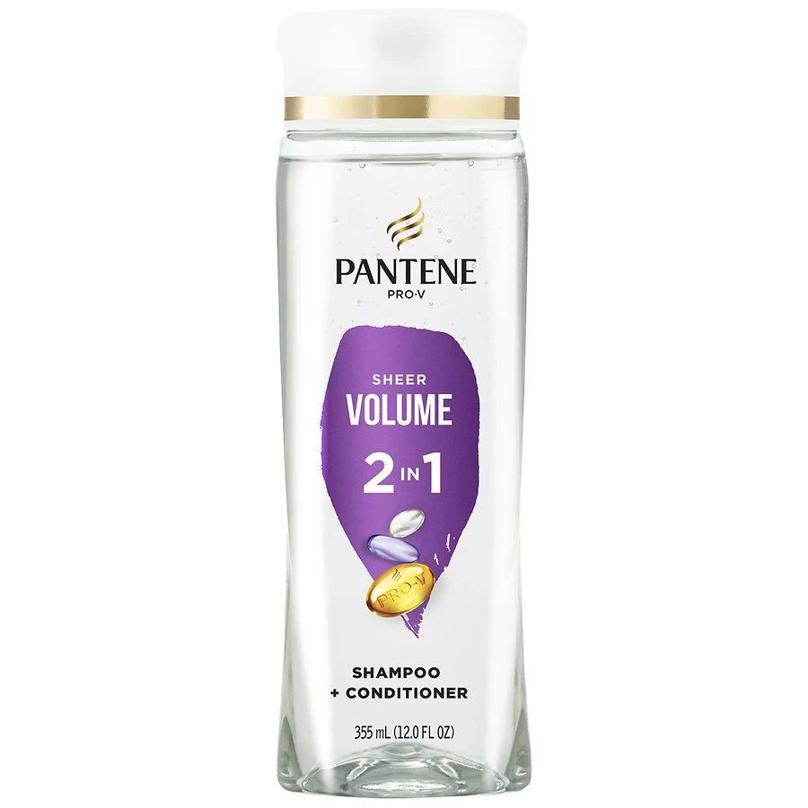 Pantene Sheer Volume 2-in-1 Shampoo & Conditioner Creamy berries 1