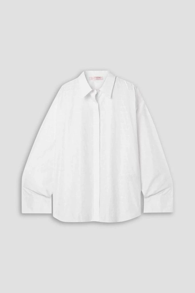 Valentino Cotton-jacquard shirt 1