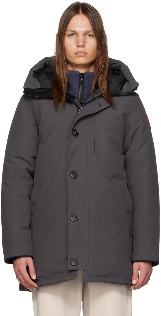 Canada Goose Gray Chateau Down Jacket S - Coats - Free Shipping  