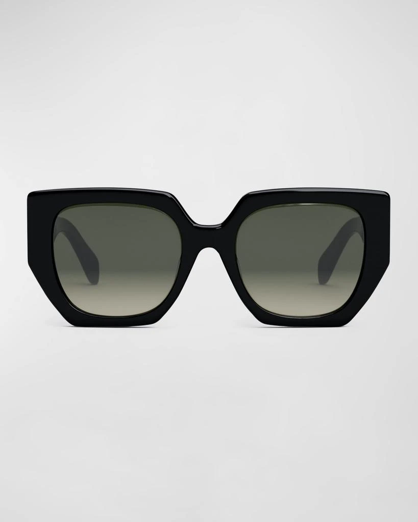 Celine Triomphe Logo Acetate Butterfly Sunglasses 4