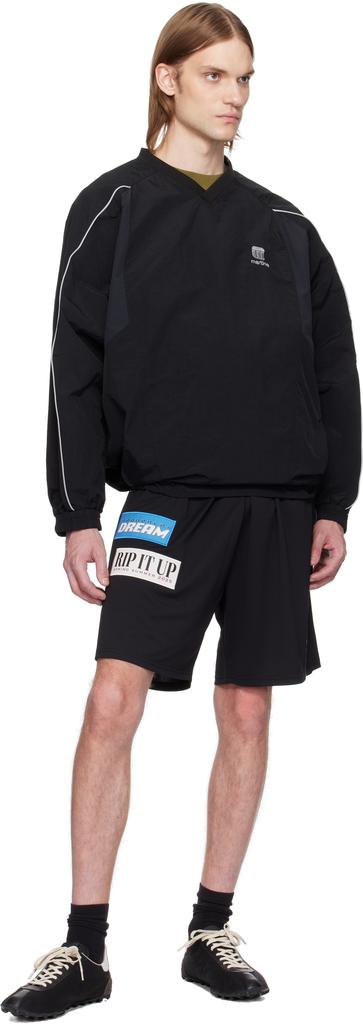 Black Sports Pullover Jacket – On Sale Now with Up to 34% Off