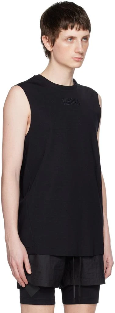 TEMPLA Black Cross Back Tank Top 2