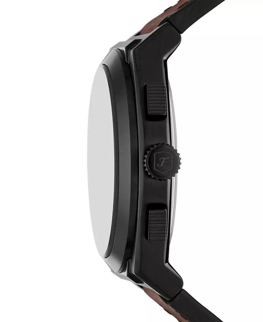 Fossil Men's Everett Chronograph Brown Leather Watch, 44mm 2