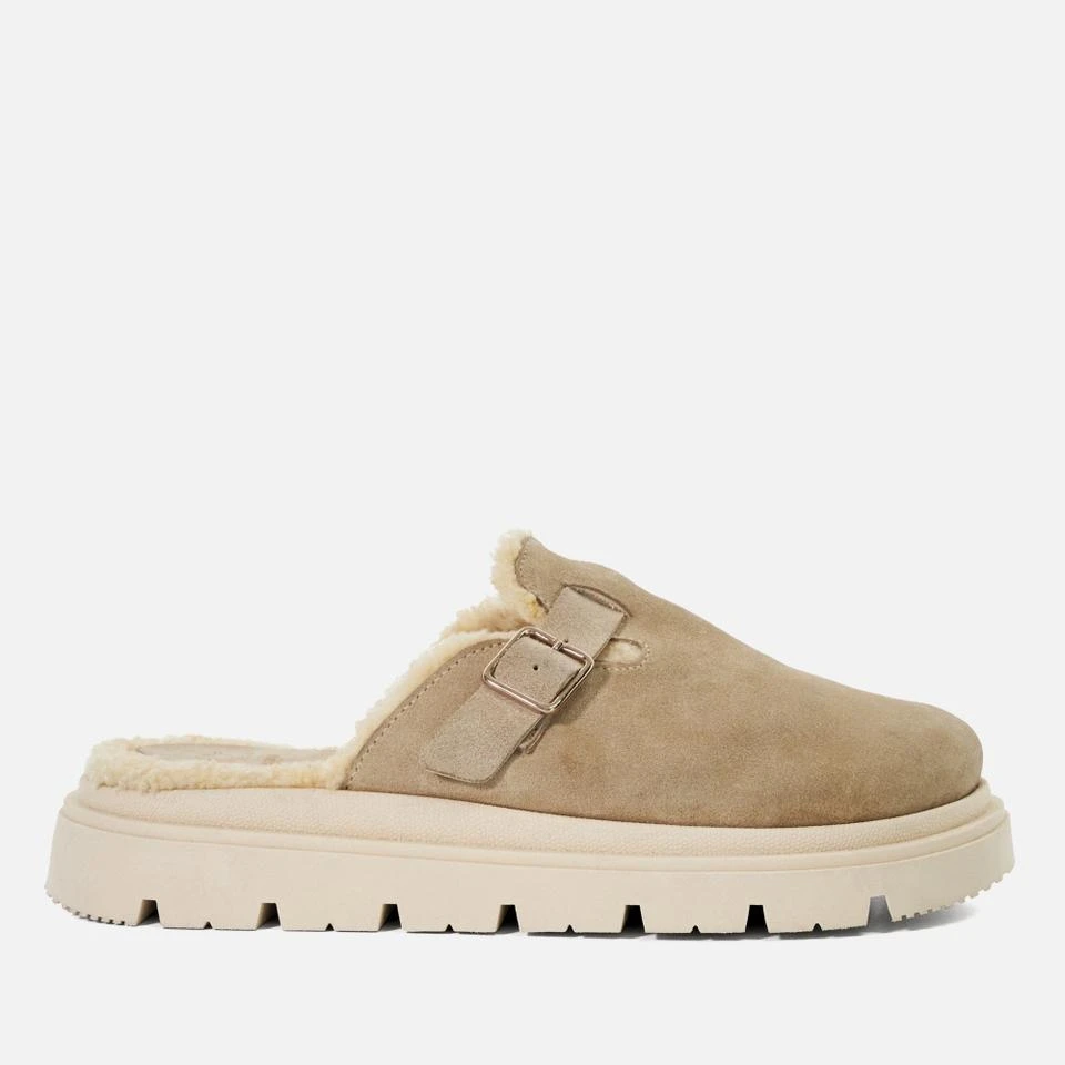 dune-london DUNE LONDON WOMEN'S GENE FAUX SUEDE CLOGS 1