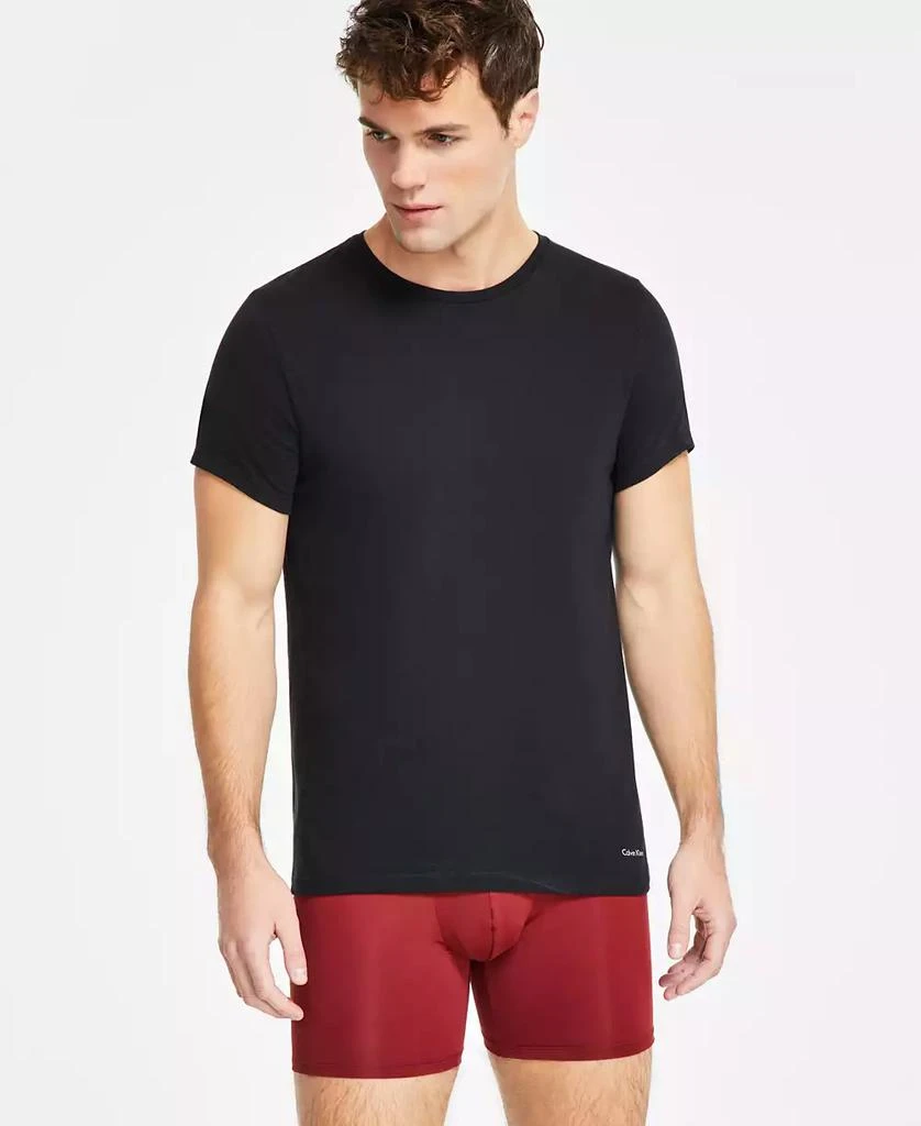 Calvin Klein Men's 5-Pack Cotton Classics Crew Neck Undershirts, Created for Macy's 5