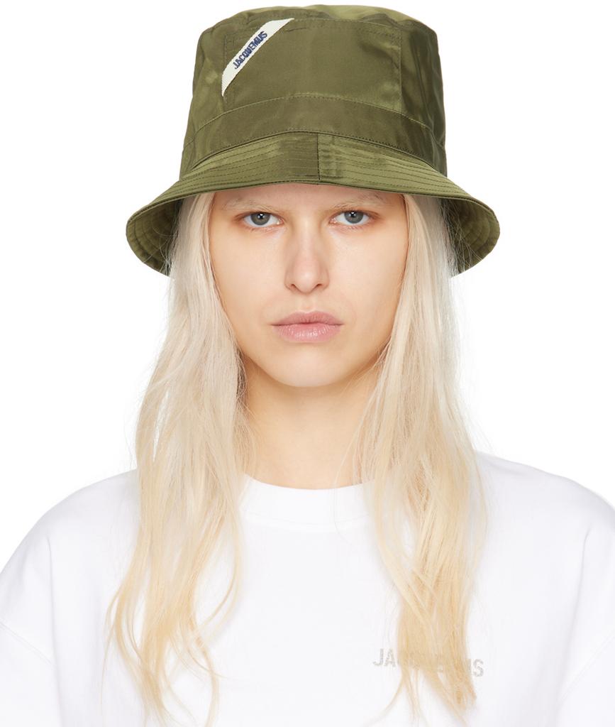 送料関税込み★JACQUEMUS★Le Bob Ovalie バケットハット Jacquemus Le Bob Ovalie Nylon Bucket Hat - Bergdorf Goodman