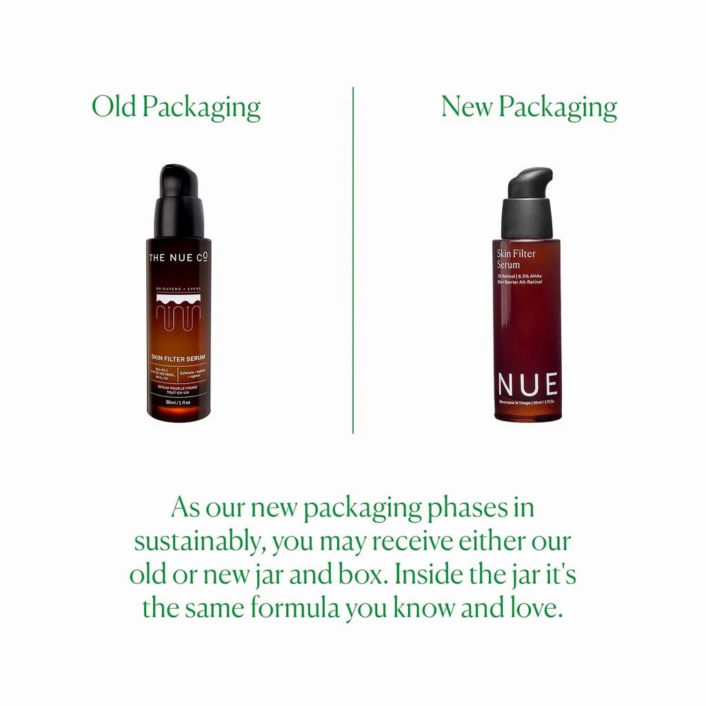 The Nue Co. The Nue Co. Skin Filter Daily Brightening Phyto-Retinol + AHA Serum 30ml 8