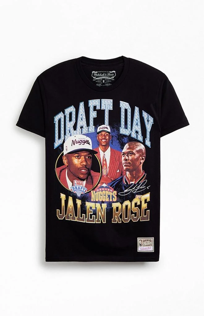 Mitchell & Ness Denver Nuggets Jalen Rose Draft Day T-Shirt 1