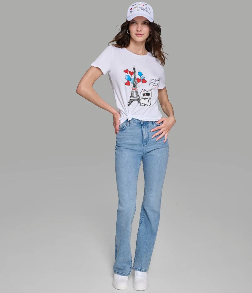 Karl Lagerfeld Paris BONJOUR CHOUPETTE TEE 4