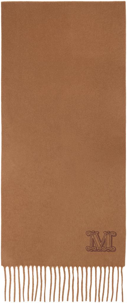 Shop Fiesole Stole In Brown Cotton And Silk on Sale at