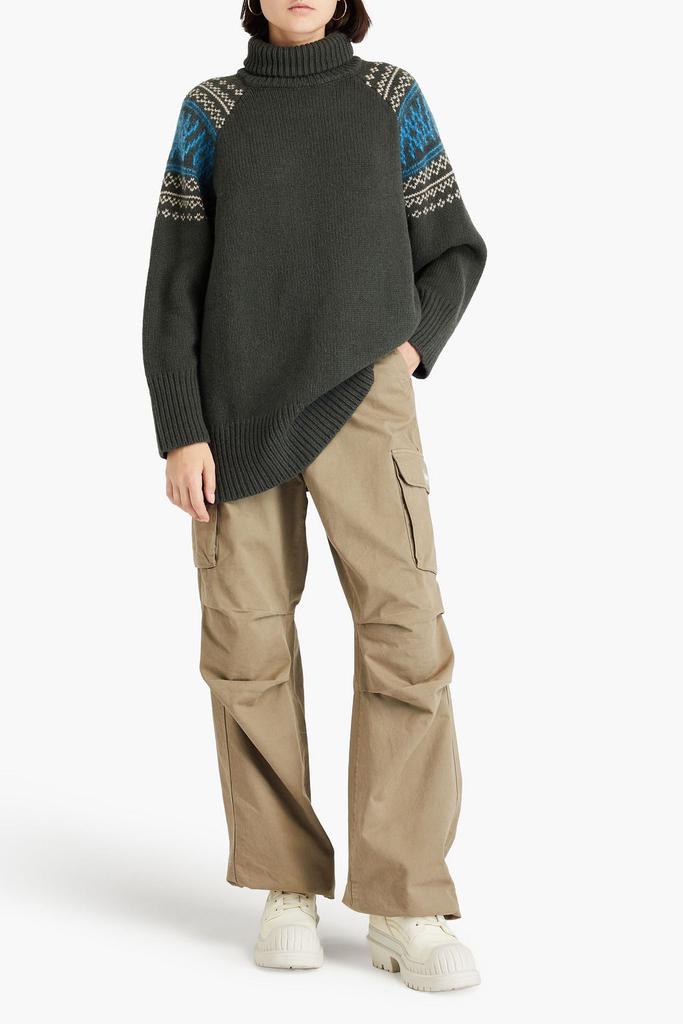 WE NORWEGIANS Setesdal oversized Fair Isle merino wool and cashmere-blend turtleneck sweater