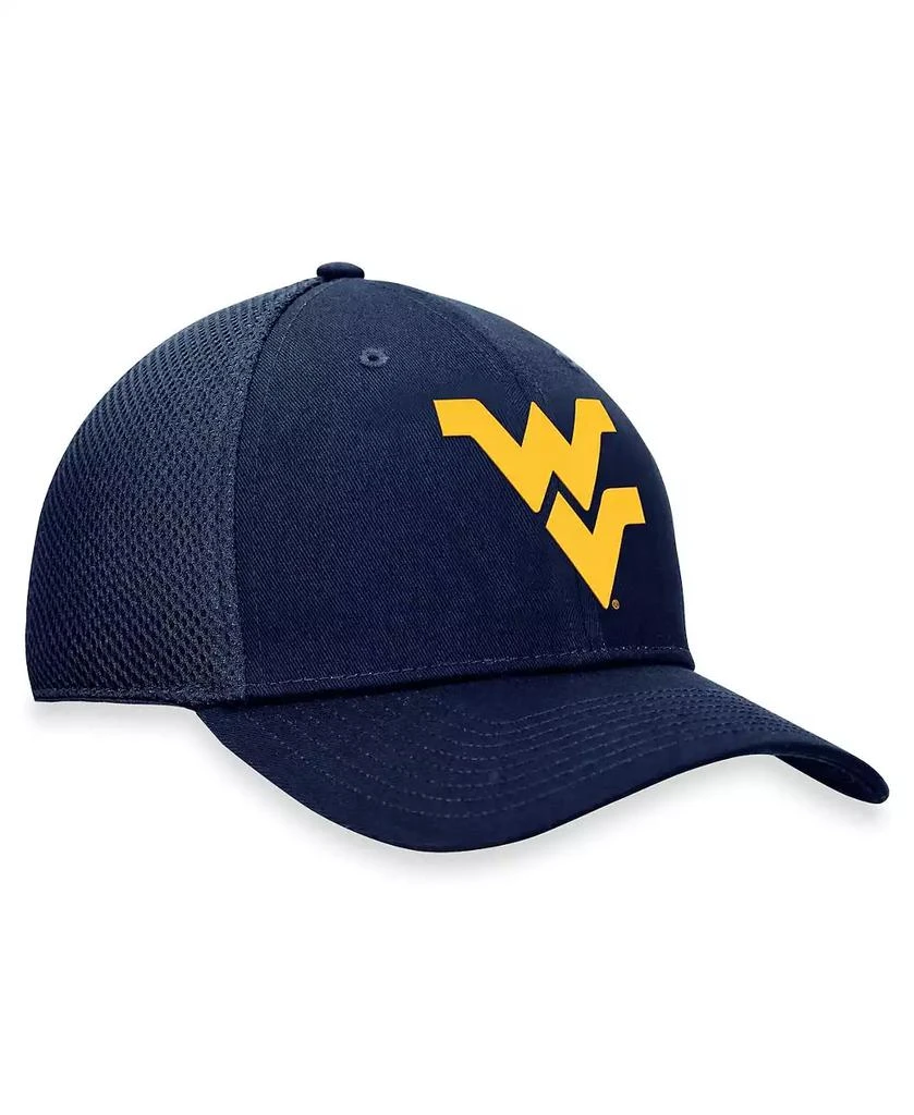 Top of the World Men's Navy West Virginia Mountaineers Spacer Flex Hat 2
