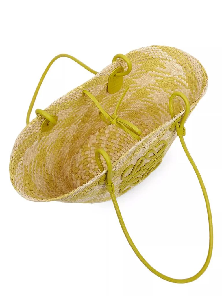 Loewe LOEWE x Paula's Ibiza Small Anagram Small Checked Basket Bag 3