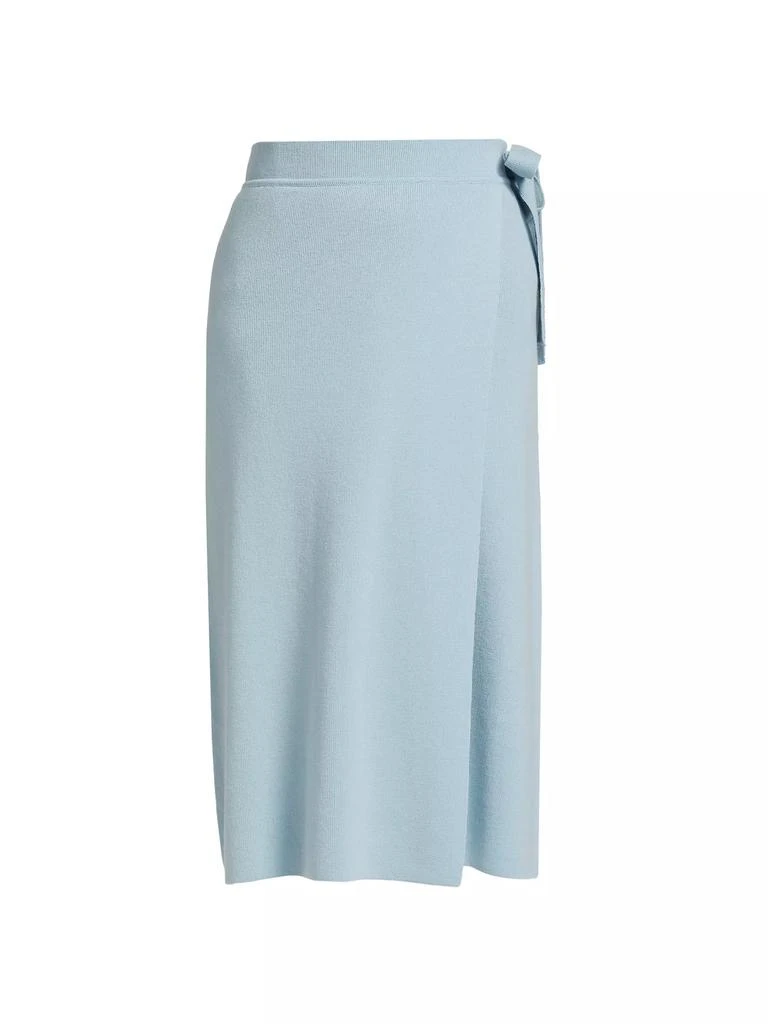 Saks Fifth Avenue Wrap Wool Midi-Skirt 1