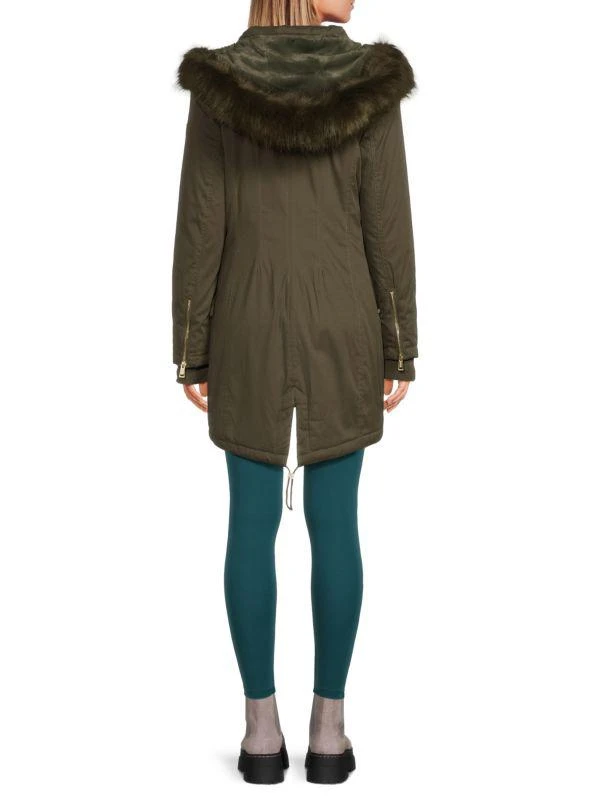 GUESS Faux Fur Lined Hooded Jacket 2
