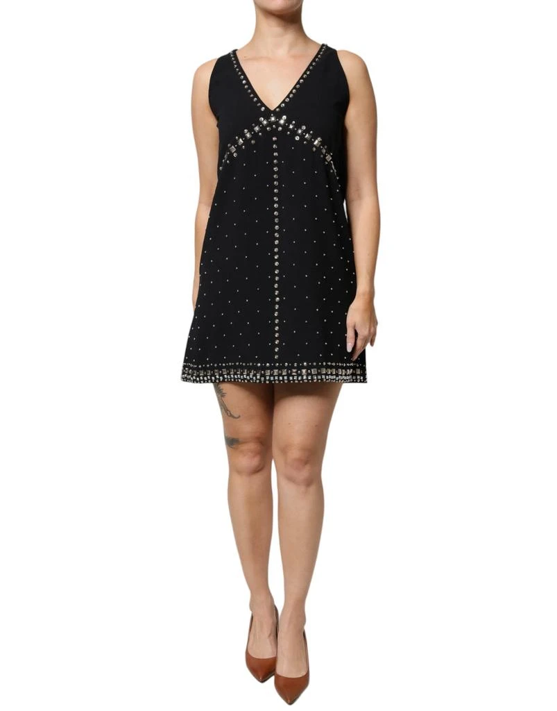 chinese dress ladies Ashmon Twill A-Line Mini Shift Dress