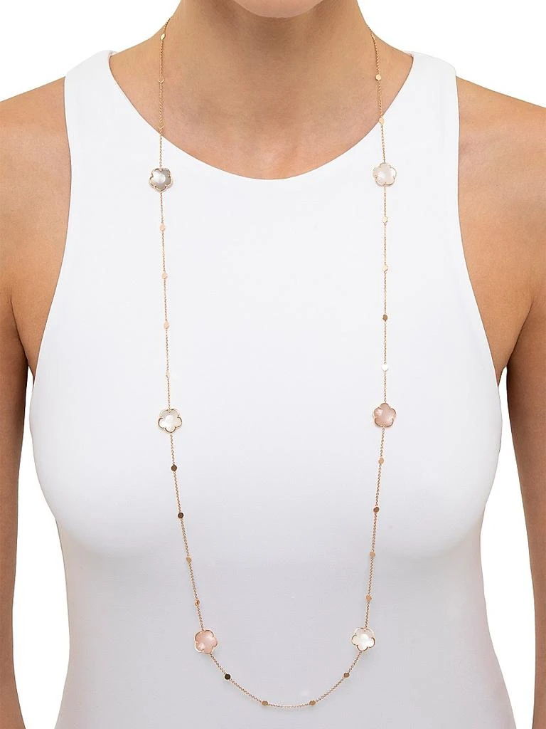 Pasquale Bruni Bouquet Lunaire 18K Rose Gold, Diamond 
Moonstone Sautoir 2