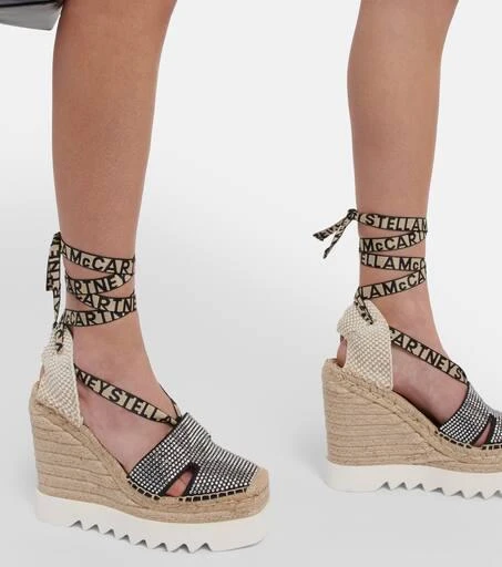 Stella McCartney Embellished espadrille wedges 7