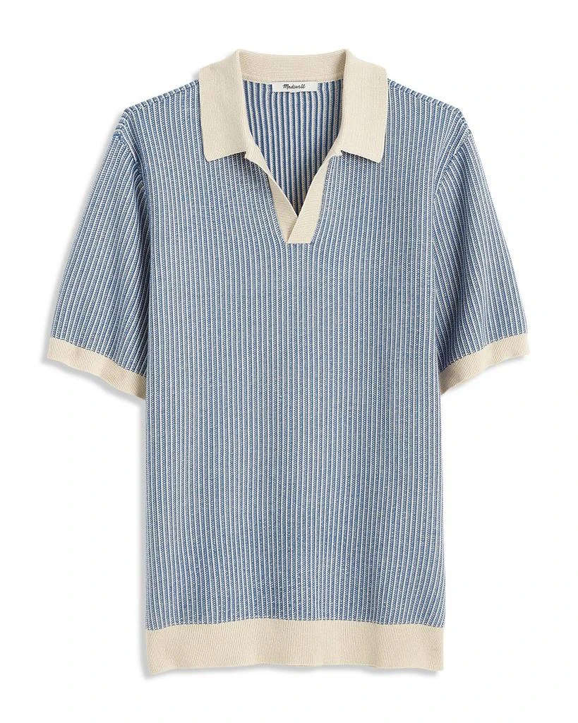 Madewell Tonal Stitch Jersey Collar Polo Shirt 1