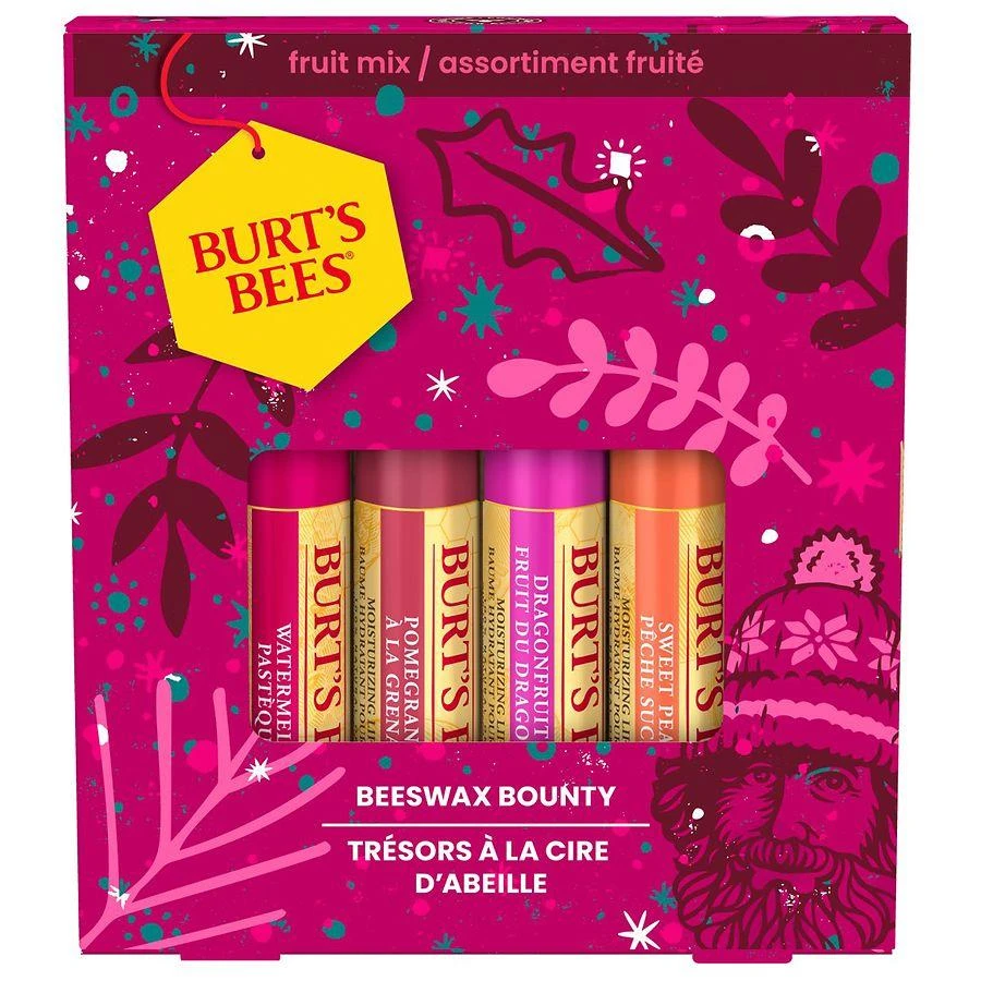 Burt's Bees Lip Balm Gift Set, Beeswax Bounty Fruit Mix Fruit Mix 1