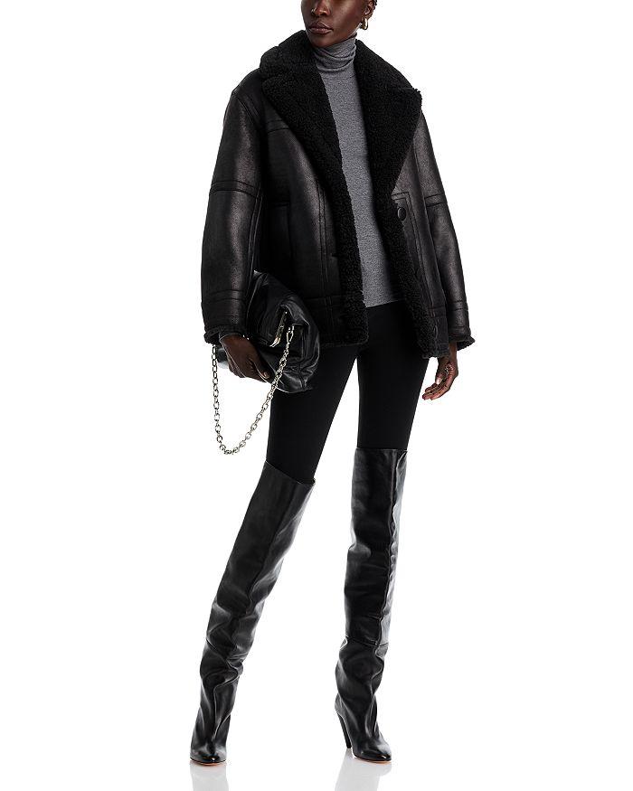 STAND STUDIO Louisa Faux Shearling Jacket