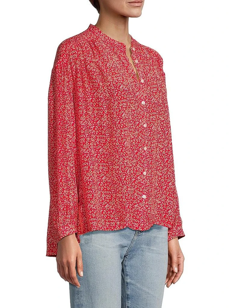 Birds of Paradis Lilly Floral Shirt 4