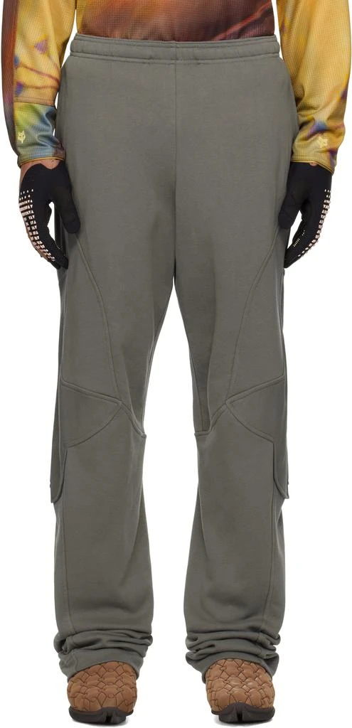 Kiko Kostadinov Gray Fox Racing Edition Fox Fleece Sweatpants 1