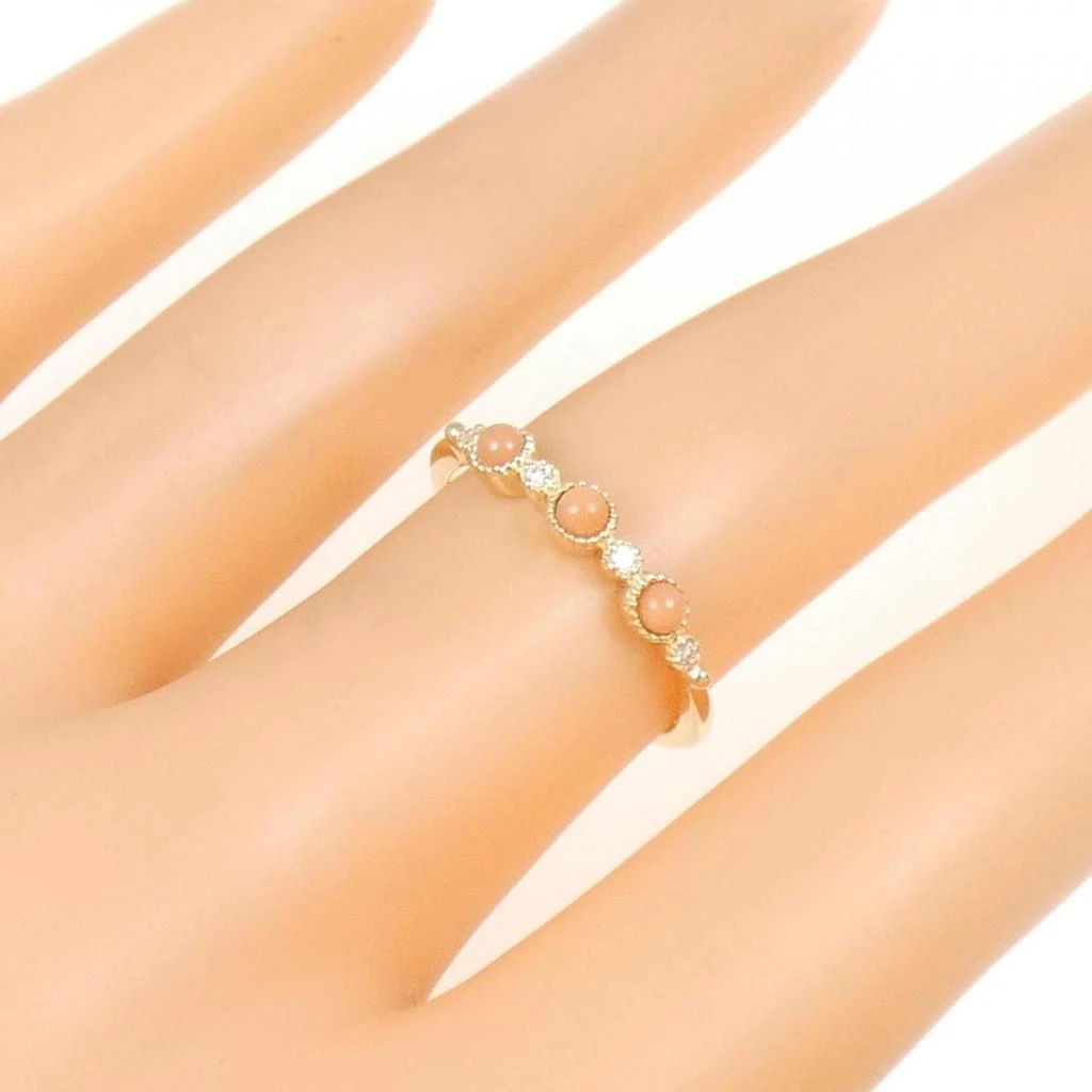 Agete yellow gold (10K) Band Ring (Pre-Owned) 5
