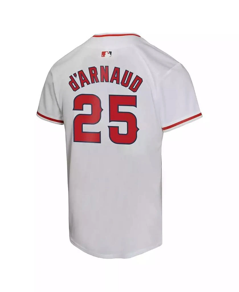 NIKE Big Boys and Girls Travis d'Arnaud White Los Angeles Angels Home Game Player Jersey 2