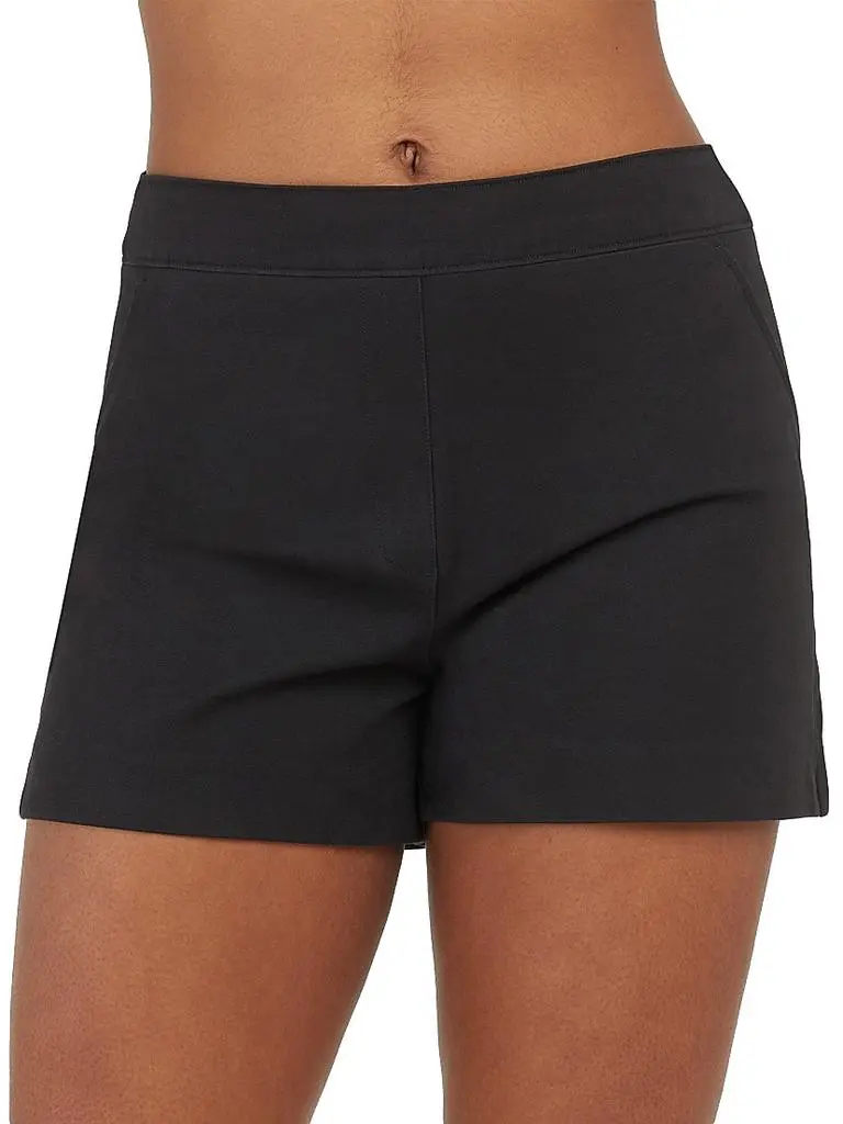 SPANX Polished Stretch Cotton Shorts