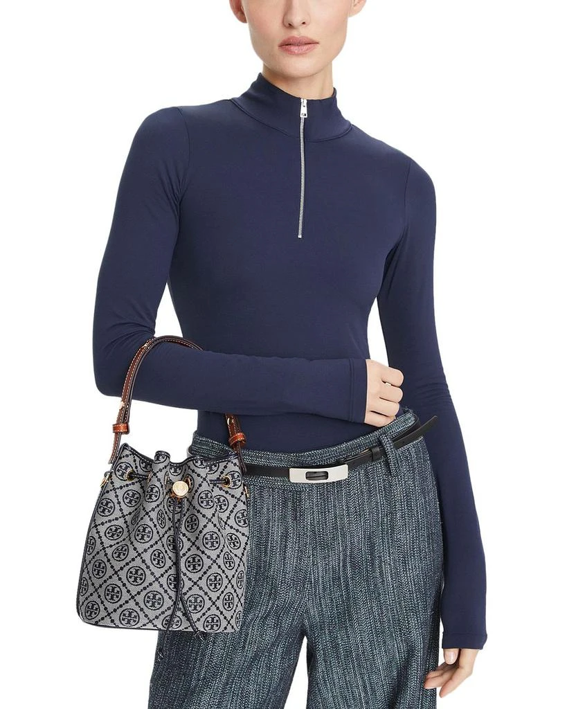 Tory Burch T Monogram Bucket Bag 2