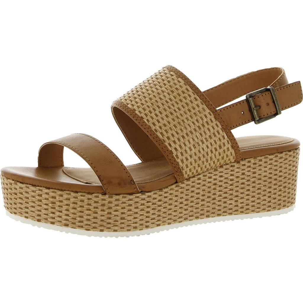 b.o.c. Aisley Womens Woven Slingback Wedge Sandals