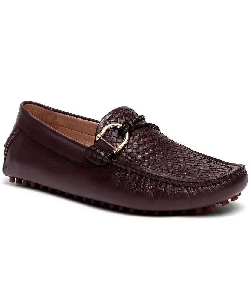 CARLOS by Carlos Santana Men's Malone Interweave Leather Slip-On Driving Loafers 1