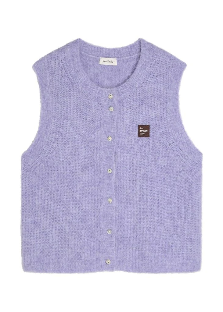 American Vintage East ribbed brushed-knit vest
