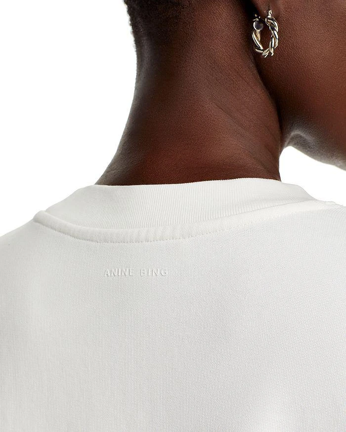 ANINE BING Miles Varsity Letter Oversized Sweatshirt 5