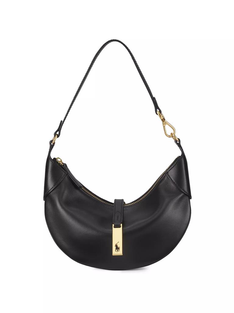 Ralph Lauren Mini Polo ID Leather Shoulder Bag