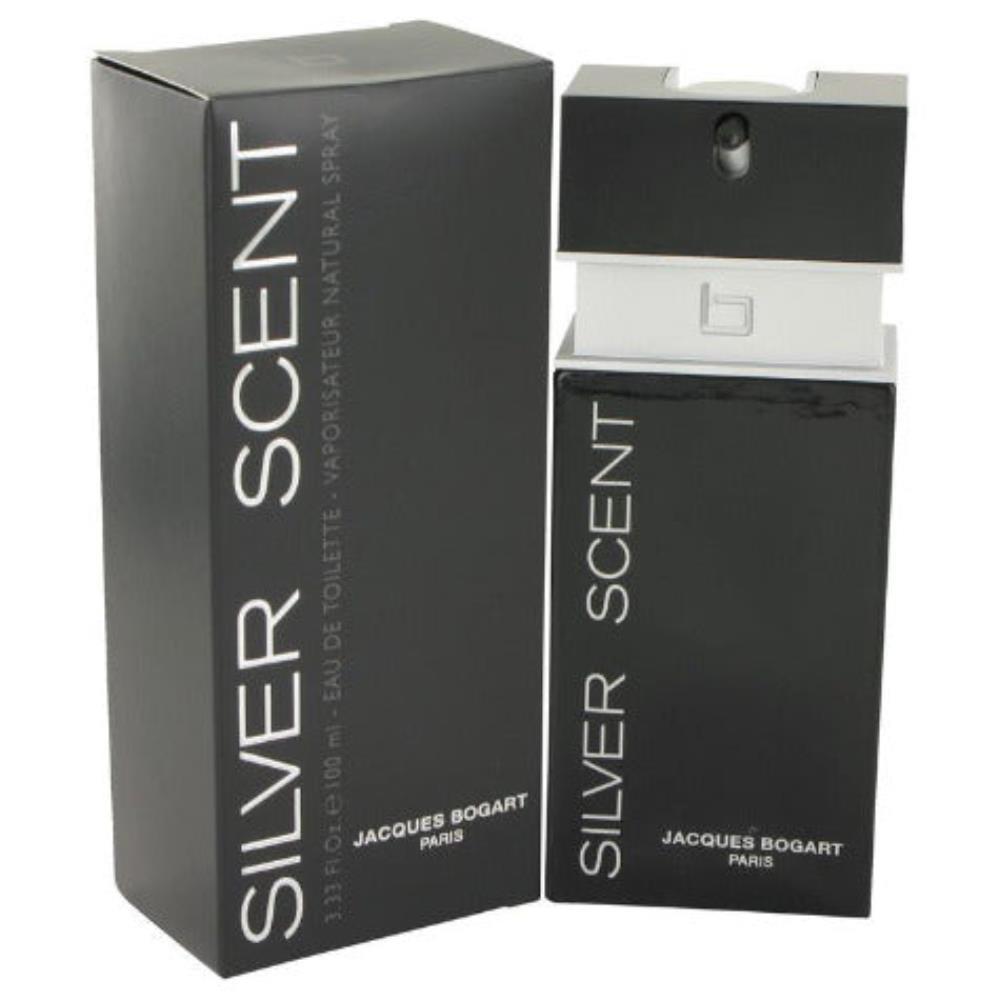 JACQUES BOGART Silver Scent Eau De Toilette  Men's Cologne 3.4 Oz