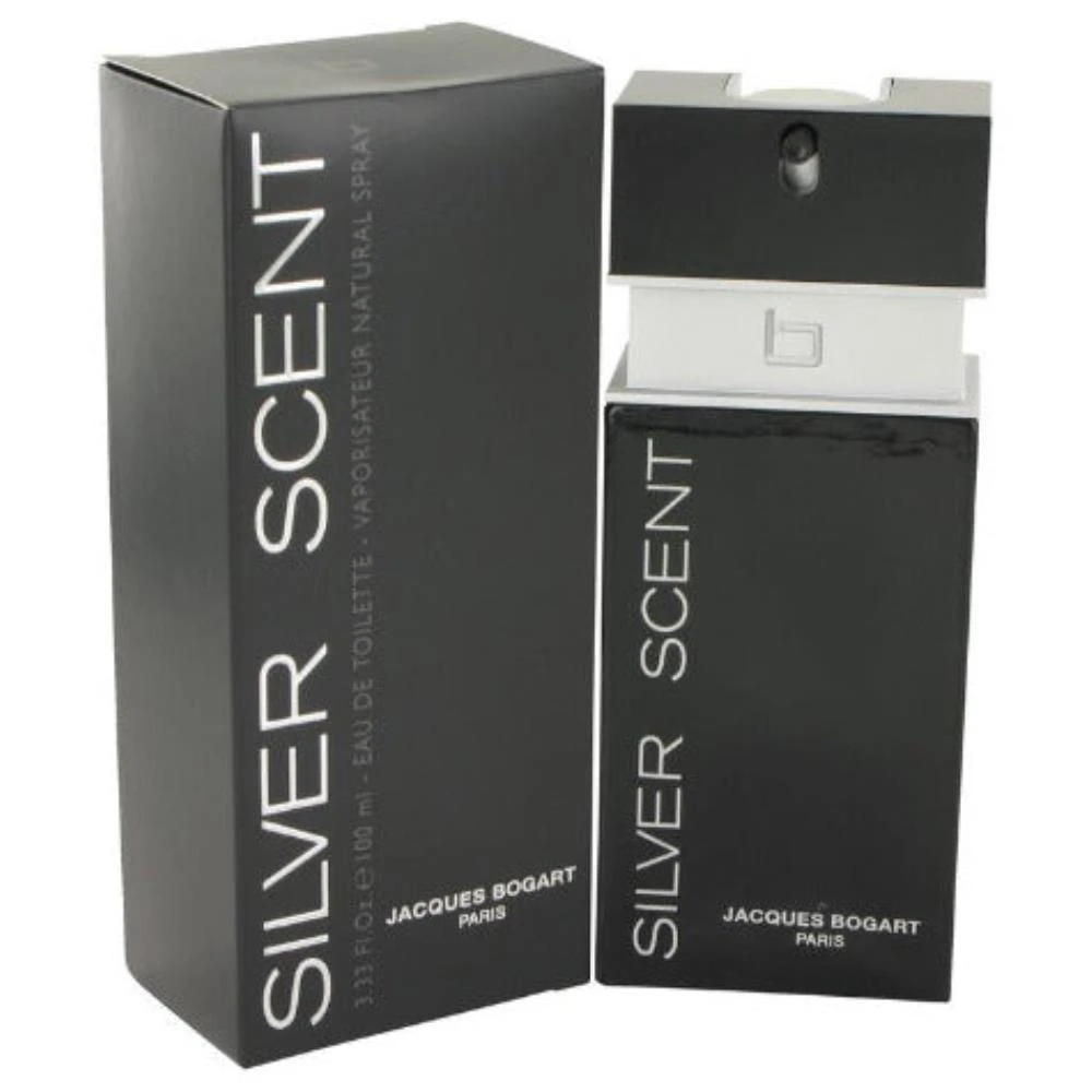 JACQUES BOGART Silver Scent Eau De Toilette  Men's Cologne 3.4 Oz 1