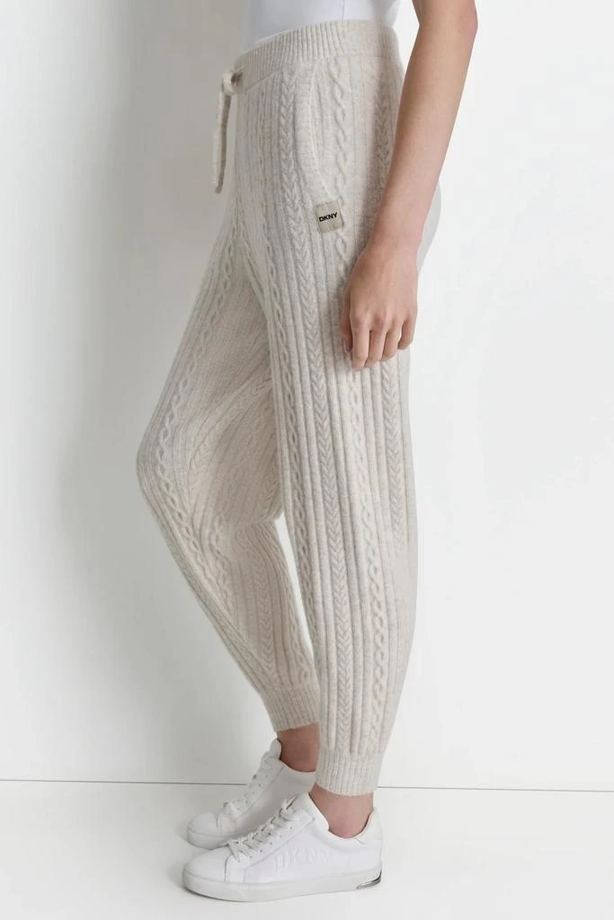 DKNY COZY CABLE SWEATER JOGGER 4