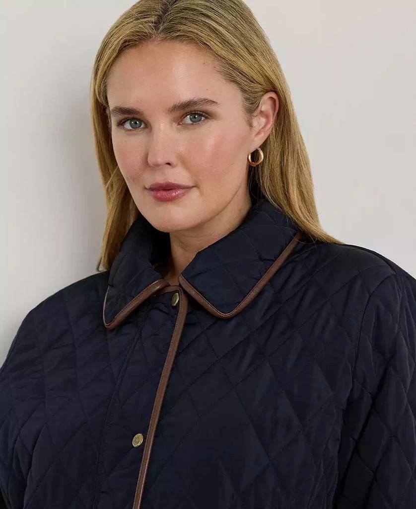 Ralph Lauren Women's Plus Size Quilted Coat, Exclusively for Macys 3