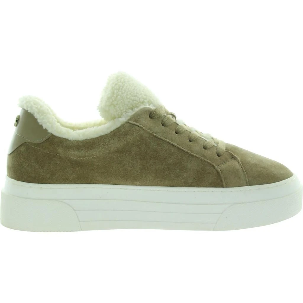 Steve Madden Studio Womens Suede Faux Fur Lined Casual and Fashion Sneakers 2
