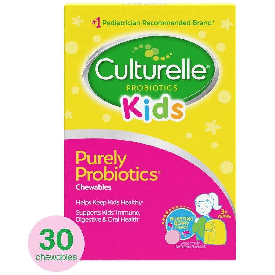Culturelle Chewable Daily Probiotic for Kids Bursting Berry 1