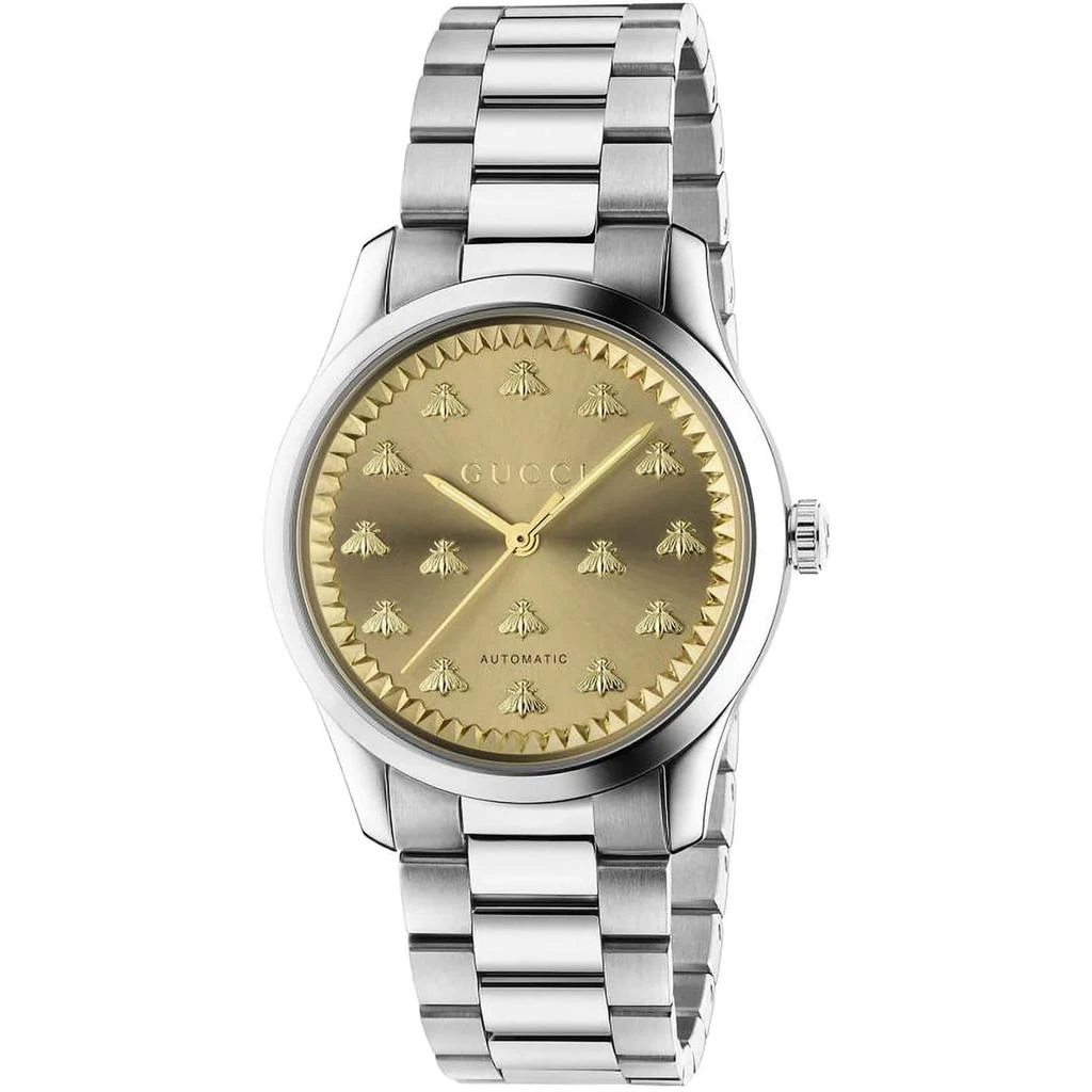 Gucci Men's G-Timeless Gold Dial Watch 1