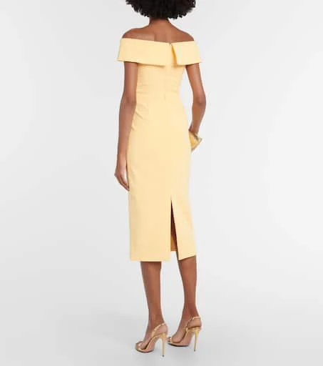 REBECCA VALLANCE Lumiere embellished mesh midi dress 3