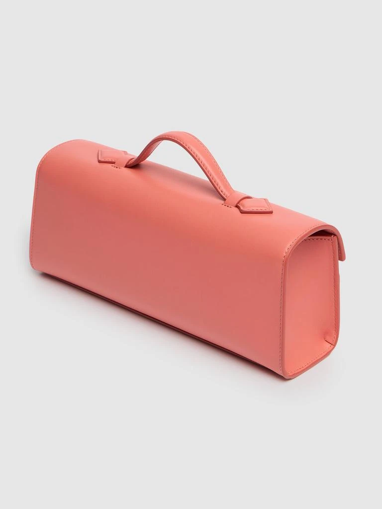 SAVETTE Camellia Smooth Leather Top Handle Bag 5