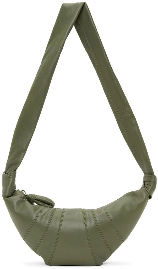 Lemaire Green Small Croissant Bag 4