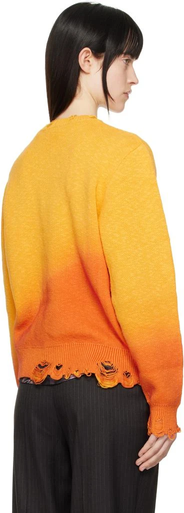 Dime Yellow & Orange Cat Knit Sweater 3