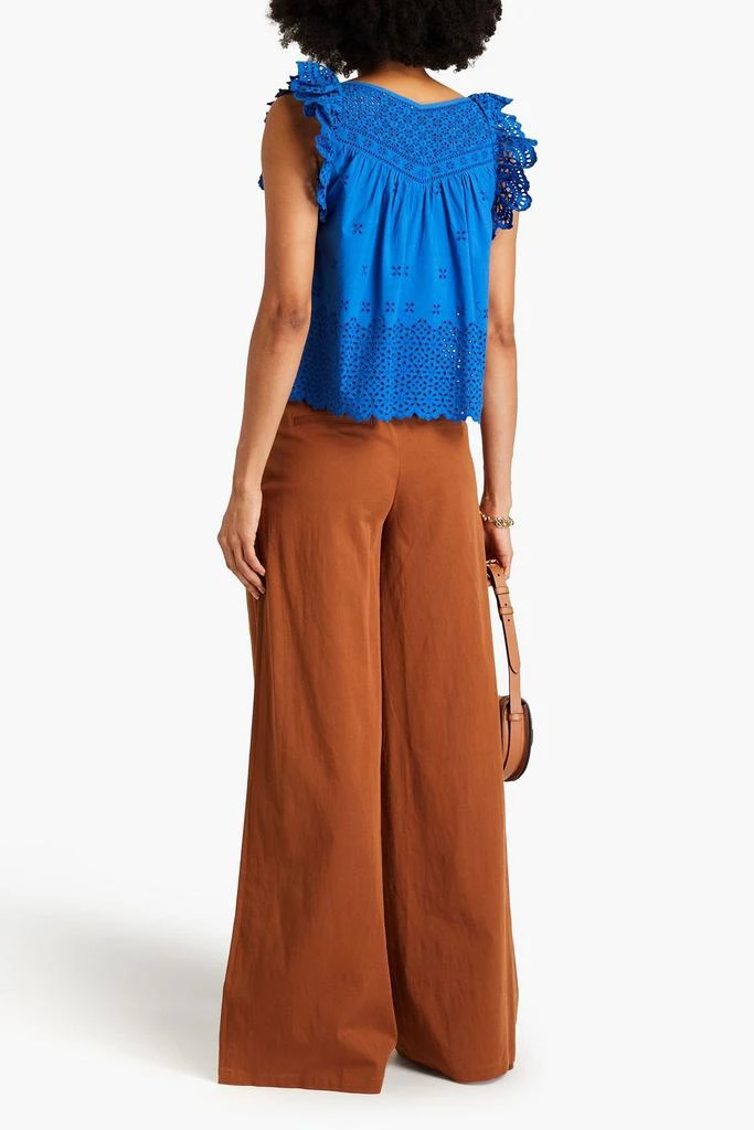 Ulla Johnson Leona broderie anglaise cotton top 3