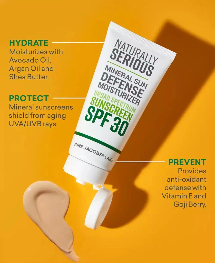 Naturally Serious Mineral Sun Defense Moisturizer Broad Spectrum Sunscreen SPF 30 3