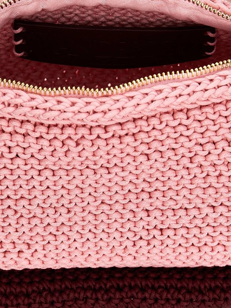 JW Anderson JW Anderson Bumper-15 Crochet-Knit Zip-Up Shoulder Bag 4
